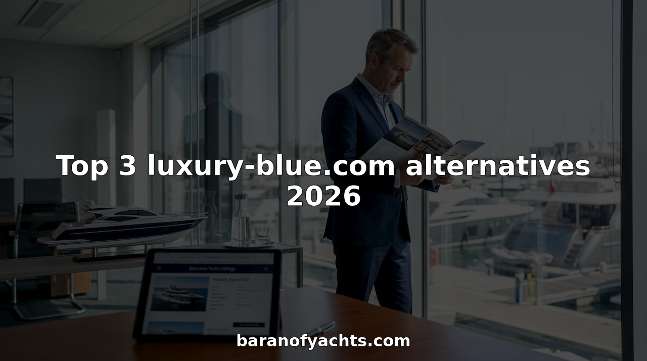 Yacht broker reviews materials near marina-view window